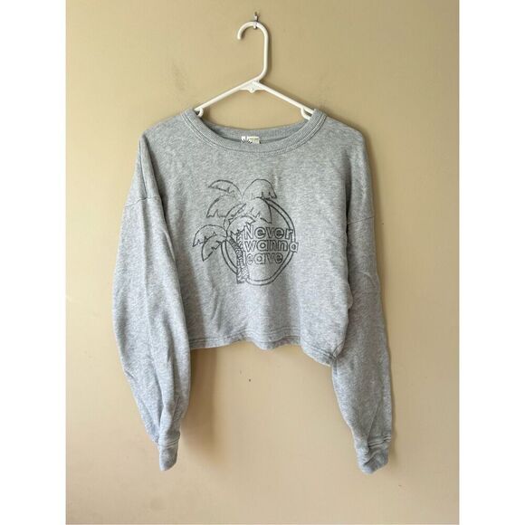 aerie cropped sweatshirt